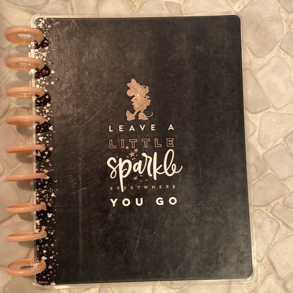 The Happy Planner Classic Disney Cover and Rings